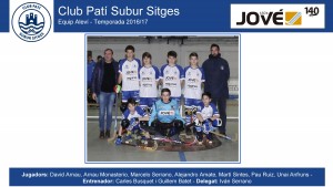 CPS SITGES - Aleví 2016-17 (Casa Jové - Noms jugadors)