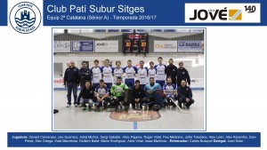 CPS SITGES - Sènior A 2016-17 (Casa Jové - noms jugadors)