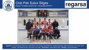 CPS SITGES - Sènior B 2016-17 (Regarsa - Noms jugadors)