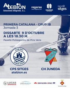9-10-21: CPS Sitges Vs CH Juneda
