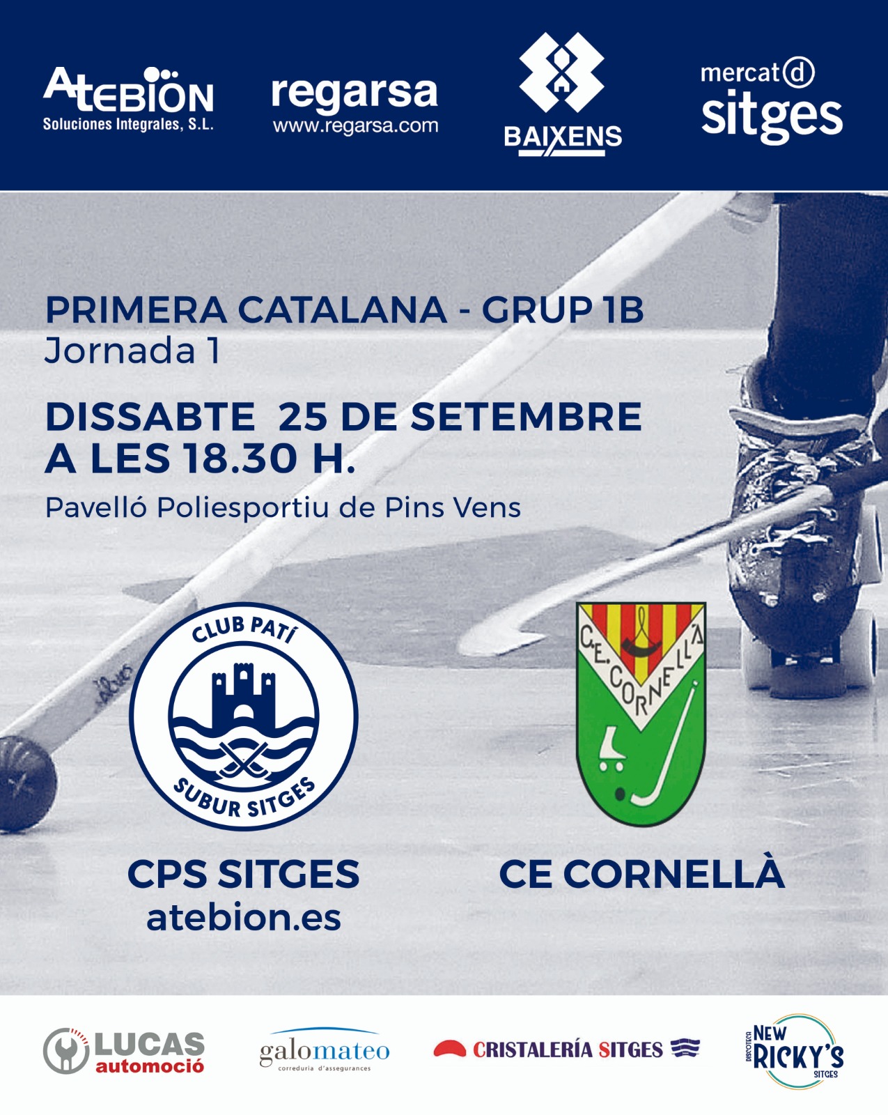 1º jornada 1º catalana 2021-2022 CPS Sitges vs CE Cornellà