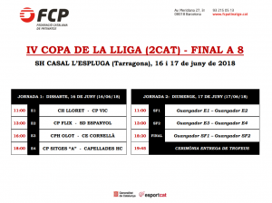 Final a 8 copa lliga 2a catalana 2018 hoquei patins